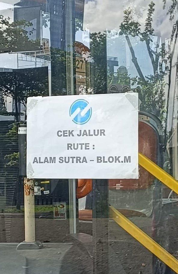 Uji Coba Rute Baru TransJakarta Koridor Blok M